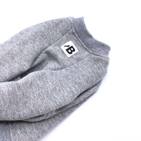 sweat×heart one-piece【gray×white】