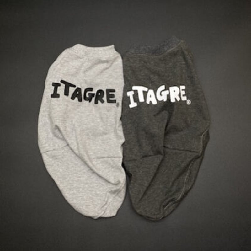 i am 2023 T-shirt 【ライトグレー×イタグレ】 | Belinda-dog