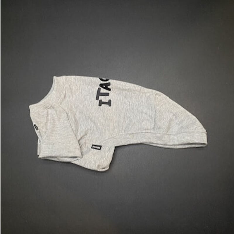 i am 2023 T-shirt 【ライトグレー×イタグレ】 | Belinda-dog