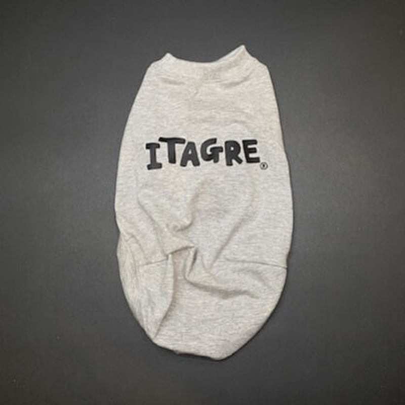 i am 2023 T-shirt 【ライトグレー×イタグレ】 | Belinda-dog