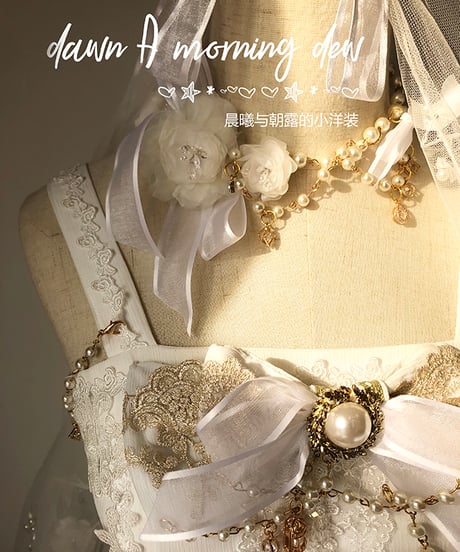 Dawn & Morning Dew Lolita / 朝露の花嫁 クラシックロリィタ JSK [LO917]