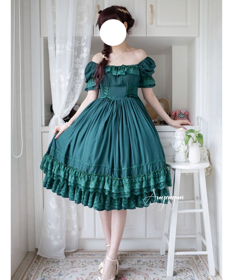 ロリィタ ドレス Nyx's Kiss 夜女神のキス クラシックロリィタドレス スクエアネック