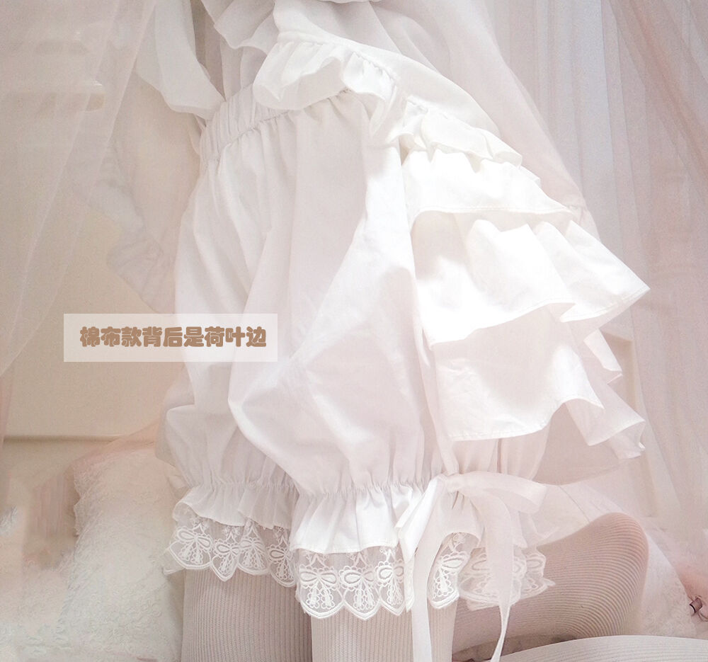 フランス アンティーク ドロワーズ ホワイト コットンフリル レース アンティークローンドロワーズ レース イギリス アンティークス