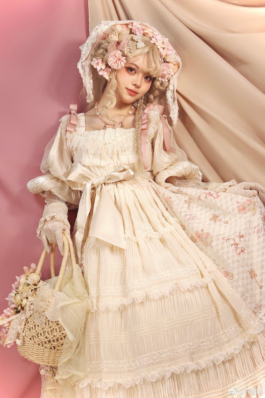 オリジナルlolitaバロック宮廷風クラシカルロリータワンピース L320 