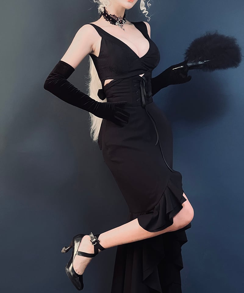 VantablackStudio / 幽霊蜘蛛・蜘蛛夫人 ゴシック フィッシュテイル