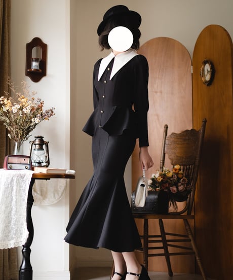 Forest Wardrobe 森林のそよかぜ フィッシュテイル ロングワンピース [LO1252]