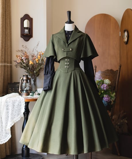 Forest Wardrobe 森林のキャロル ホルターネック コルセットスカート [LO1205]