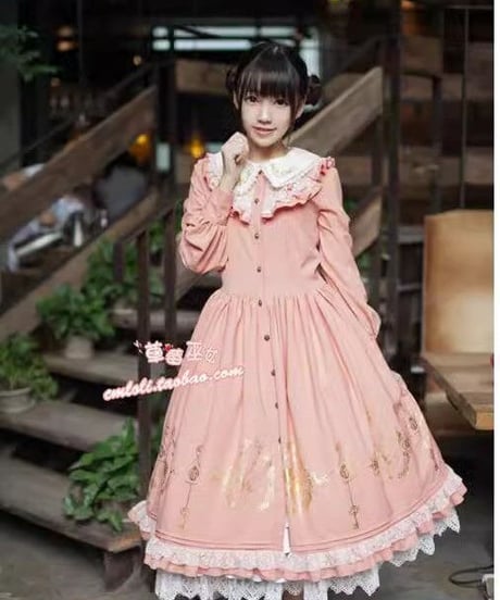 草莓巫女 Alice in Wonderland ロリィタ ワンピース, JSK  [LO799]