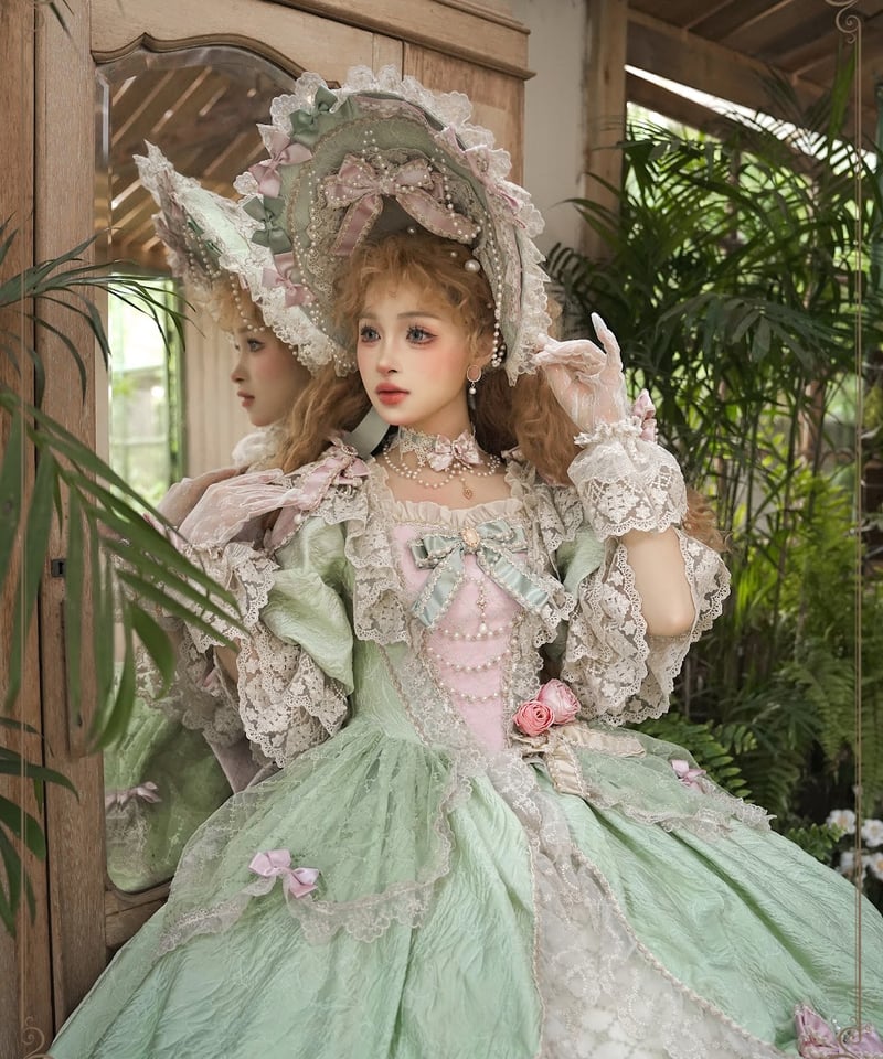 HinanaQueena 鏡の中のプリンセス ロングドレス フルセット [LO969] |