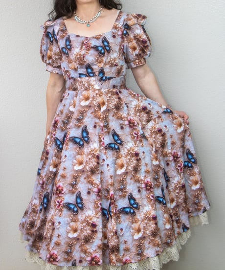 【型紙】 アレンジ自由・ロリィタワーキングドレスパターン ワンピース [KO127]