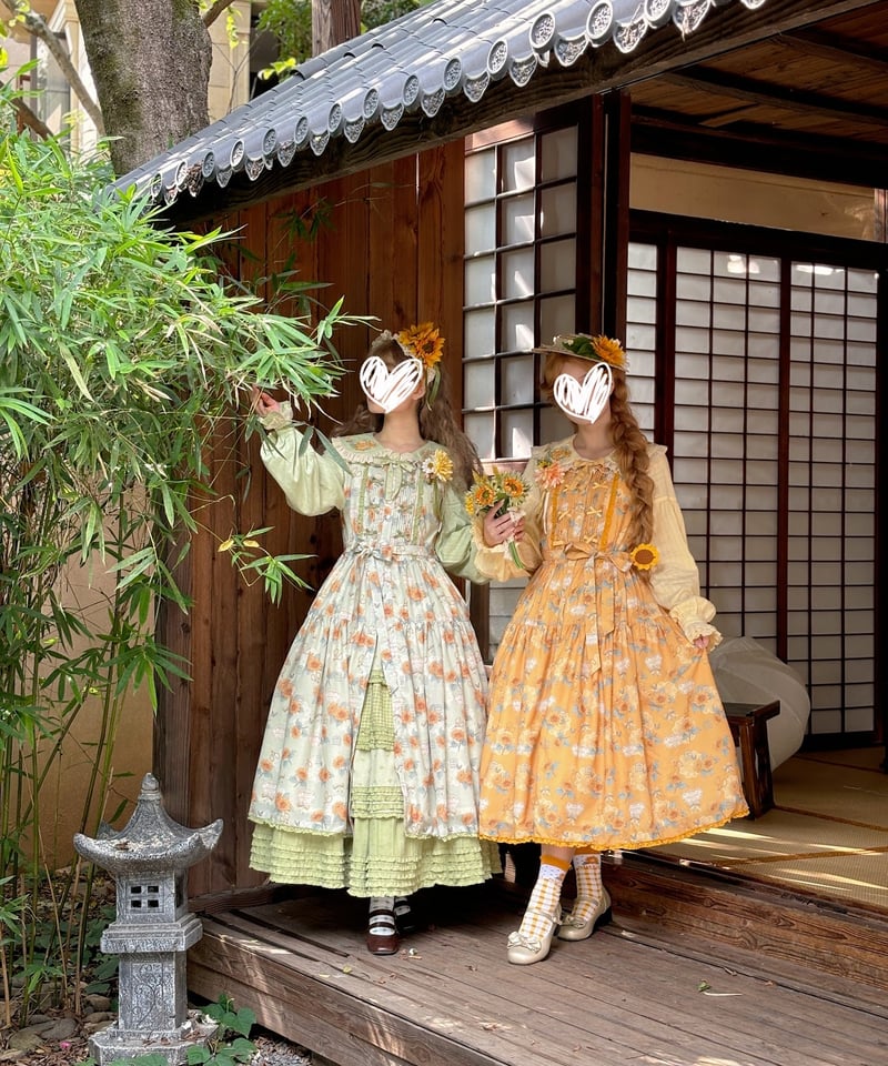 Miss Point 向日葵の庭園 ロリィタドレス 日常版（ST版）前あきJSK