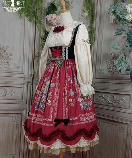 Miss Point 豊作賛歌 バイエルン風 ベルベットコルセットJSK ロング [LO390]