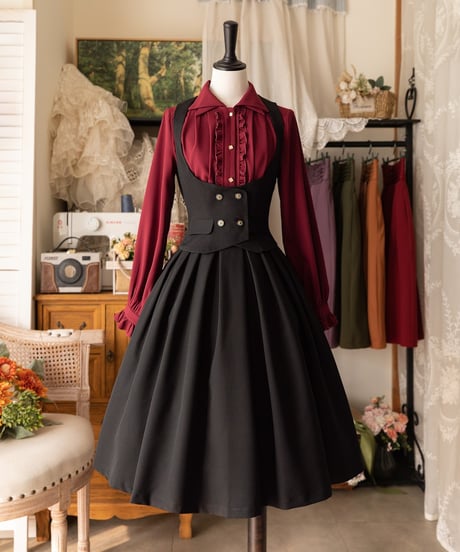 Forest Wardrobe 森林のかご4.0 ボックスプリーツスカート [LO950]