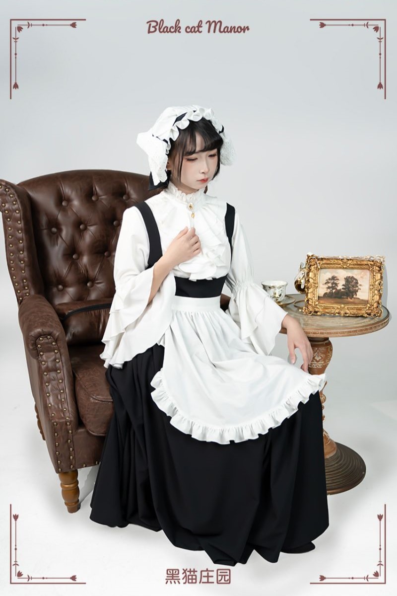 Black Cat Manor ロングメイド服 Ⅷ型 オーダー [OP400] | Roses