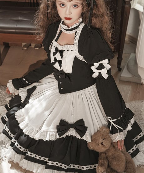Moonlight Storage / コーヒーメイド メイド服 セット[LO790]