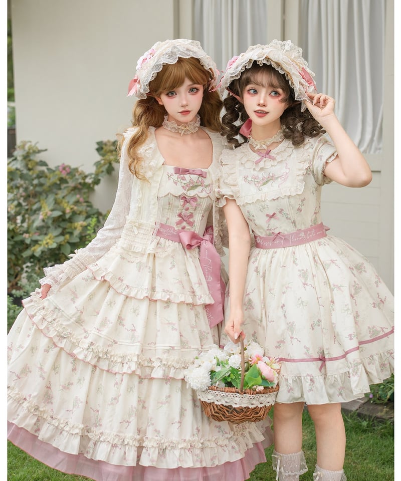 with PUJI Letter and Poetry / 芳しき追憶 ロリィタドレス set