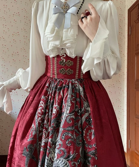 Miss Cube / ホルスの目 ジュリエットスリーブブラウス、フレアスリーブブラウス [LO1271]