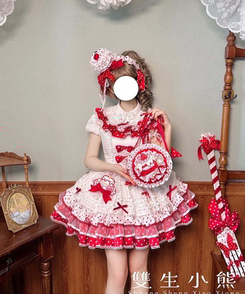 Twin Bears / ひとくちケーキ姫 ロリィタドレス ワンピース③