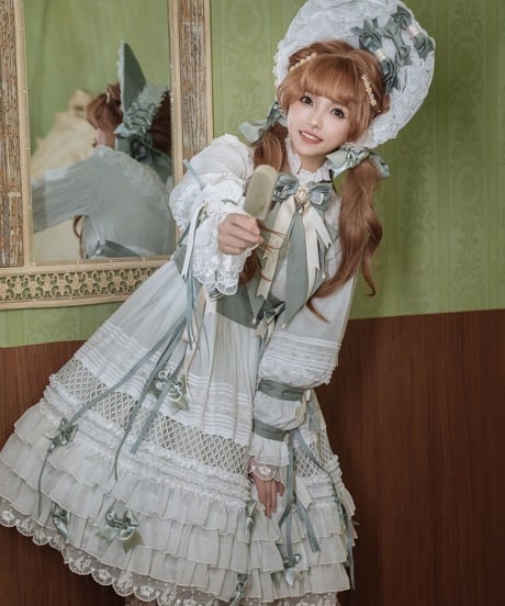 Classical Puppets 少女人形 十女 The Dolly Girl 植物園バージョン ワンピース＋ボンネット[LO482]