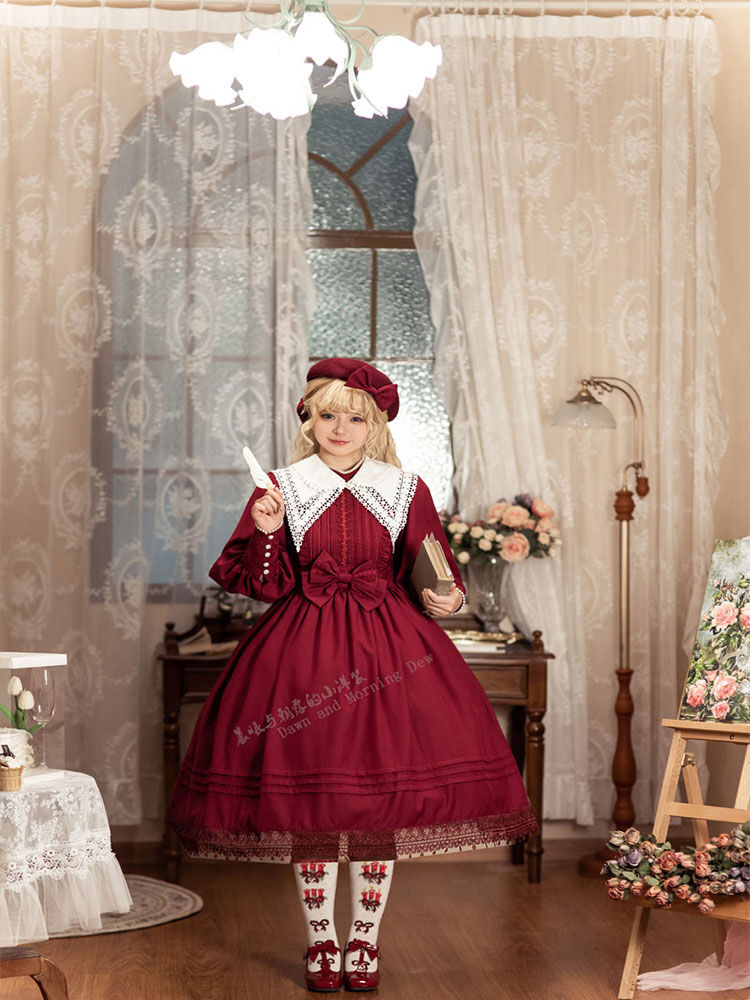 Dawn & Morning Dew 夜明けの妖精 クラシックロリィタ ワンピース [LO70