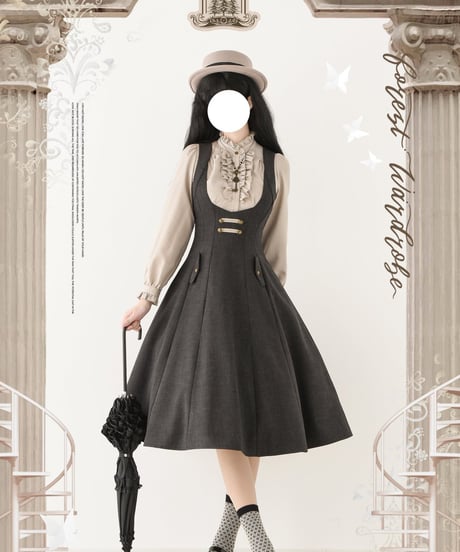 Forest Wardrobe / 森林回廊 コルセットJSK、ブラウス [LO1577]