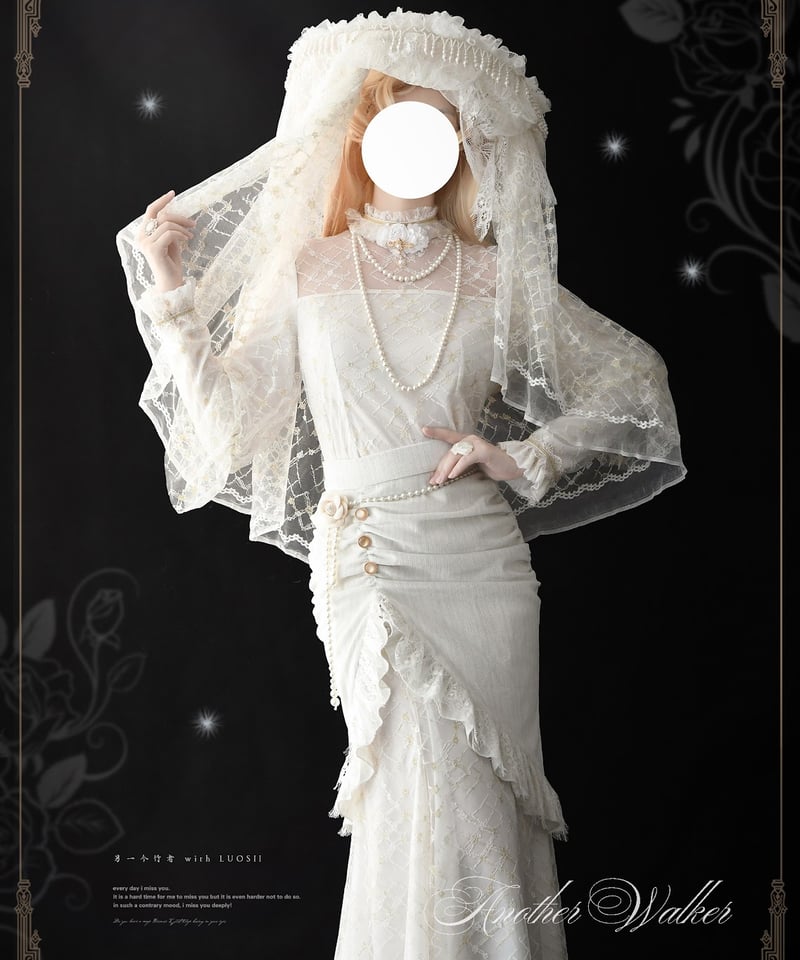 neith. ベールオフショルダードレス （White） ネイス neith. ベール