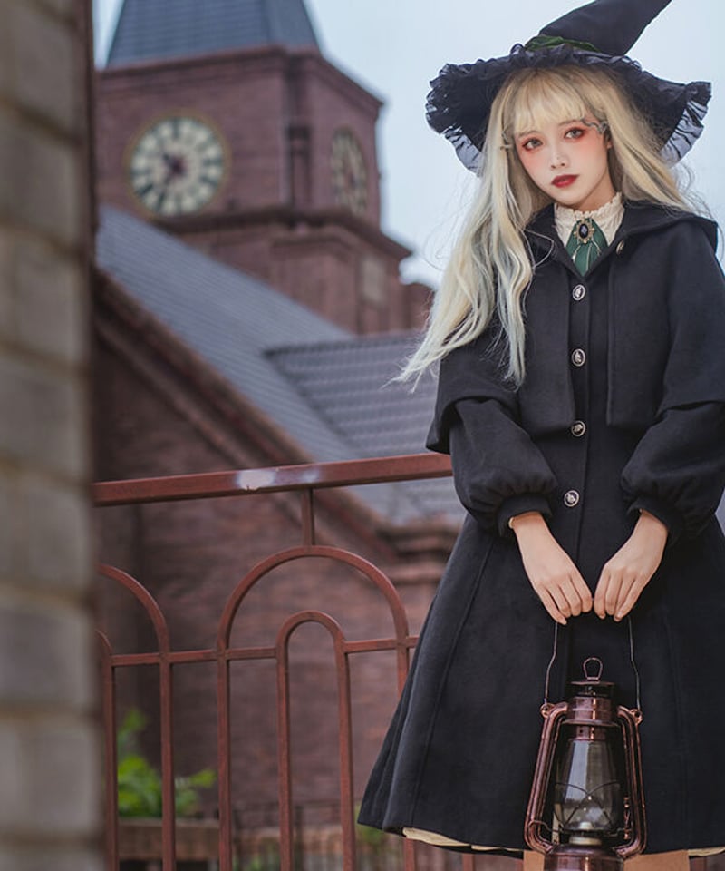 Miss Point / 薔薇人形 ロリィタドレス マント、フード付き