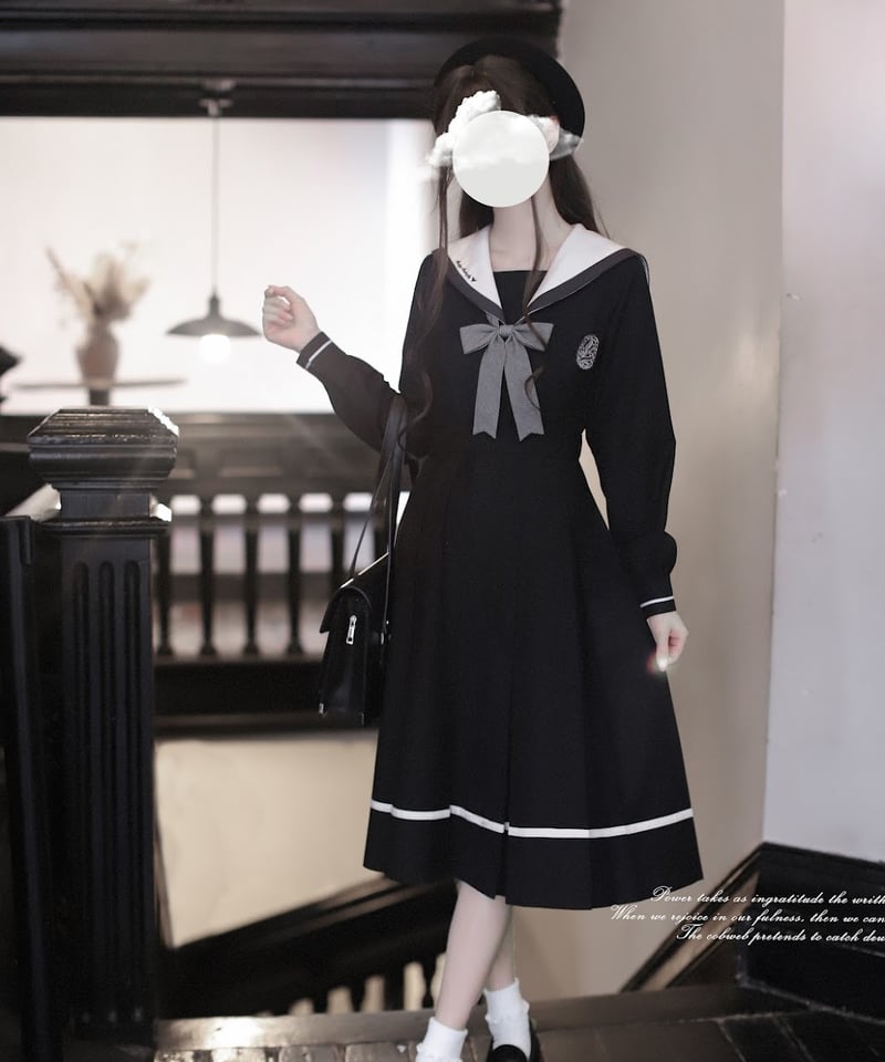 ののさん専用 縷縷夢兎 2019ss セーラーワンピ rurumu： ワンピース 美品⟡rurumu