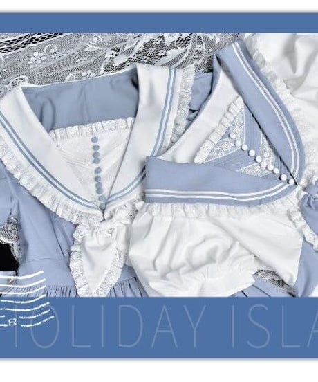 南十字宇宙洋服社 Holiday Island セーラーワンピース[LO607]