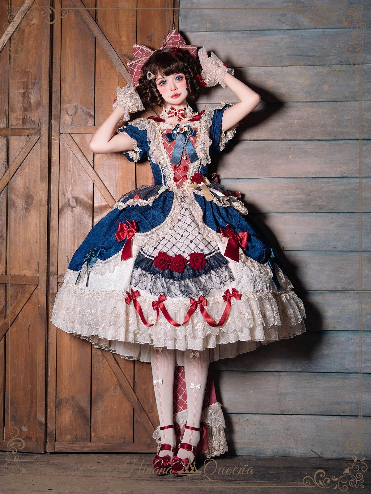 HinanaQueena 鏡の中の白雪姫 ロリィタドレス フルセット [LO969] | R 