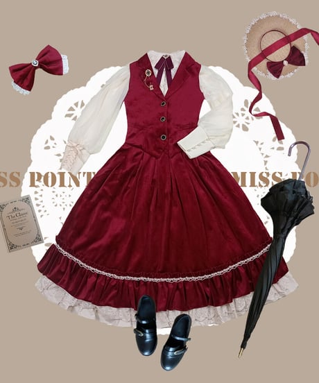 Miss Point / 薔薇人形 ロリィタドレス コルセットスカート  [LO113]