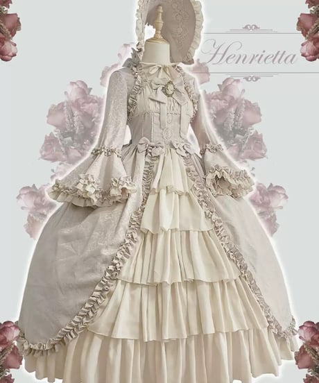 Henrietta / ビクトリアンドール ロリィタドレス ワンピース [LO1281]