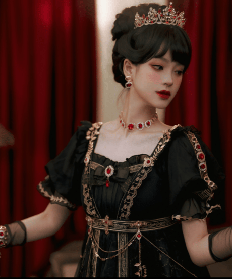 Dolis Night 帝国的東征 エンパイアスタイルドレス OP フルセット L [LO736]