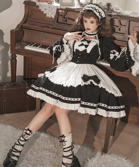 Moonlight Storage / コーヒーメイド メイド服 セット[LO790]