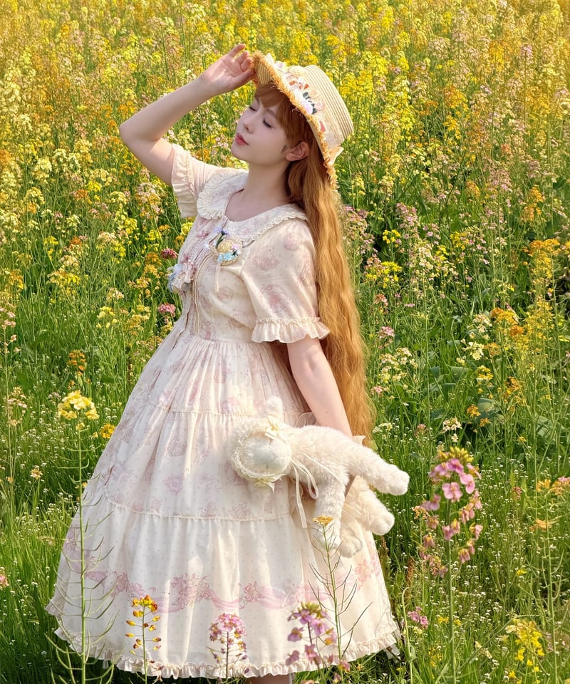 Miss Point 花のたよりと羊のワルツ ロリィタドレス 日常版（ST） 前
