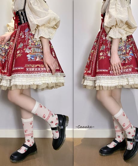 Miss Point 豊作賛歌 バイエルン風 ベルベットコルセットJSK ショート [LO390]