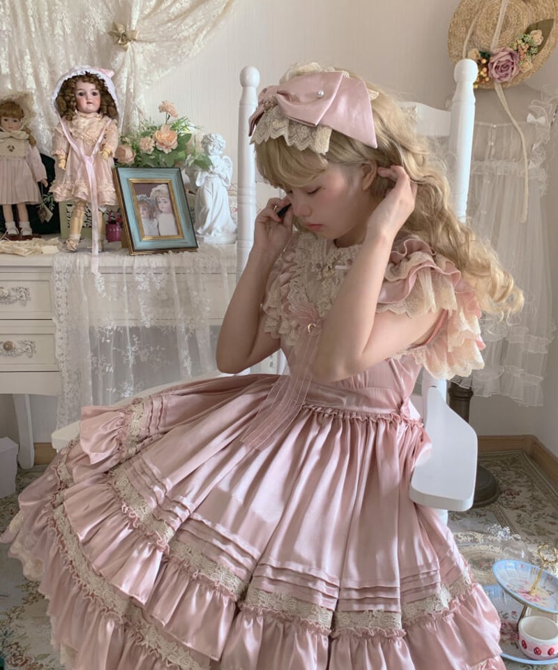 春のアンOP クラシカル ロリィタワンピース ドールカラー 春のアンOP クラシカル ロリィタワンピース ドールカラー