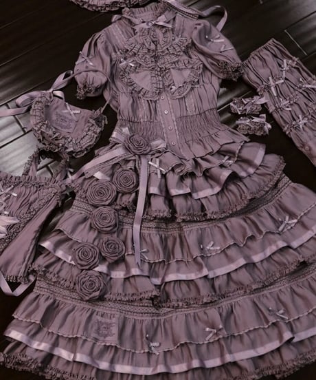 JND Lolita ガラス窓 ロリィタ ショートドレス SP フルセット [LO508]