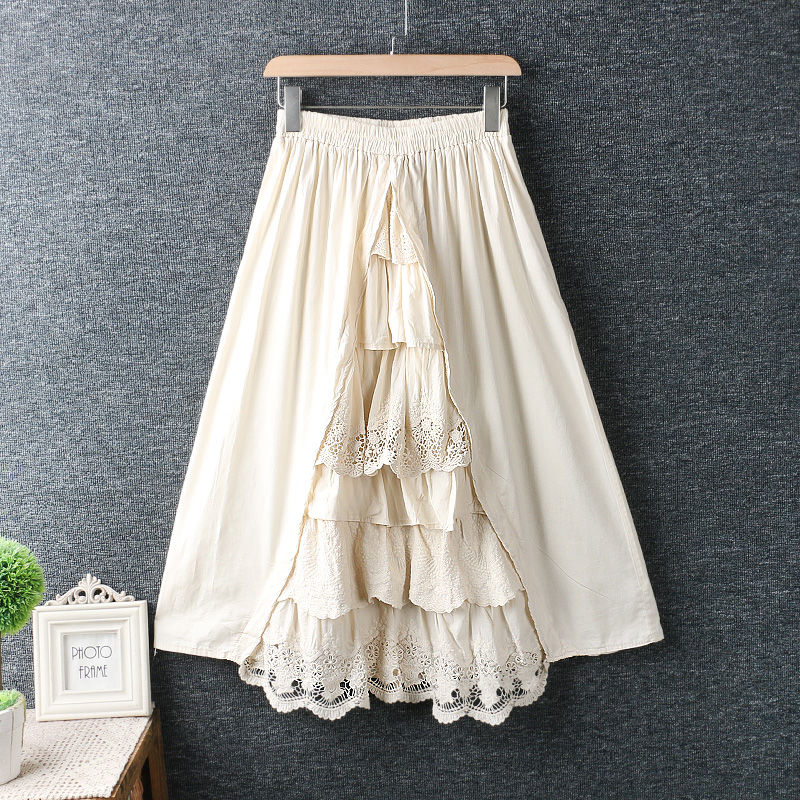 ♡BABY♡レースフリルペチコート スカート 生成り/ivory Amazon.co.jp: [Agoky] レディース フリル スカート ペチパンツ