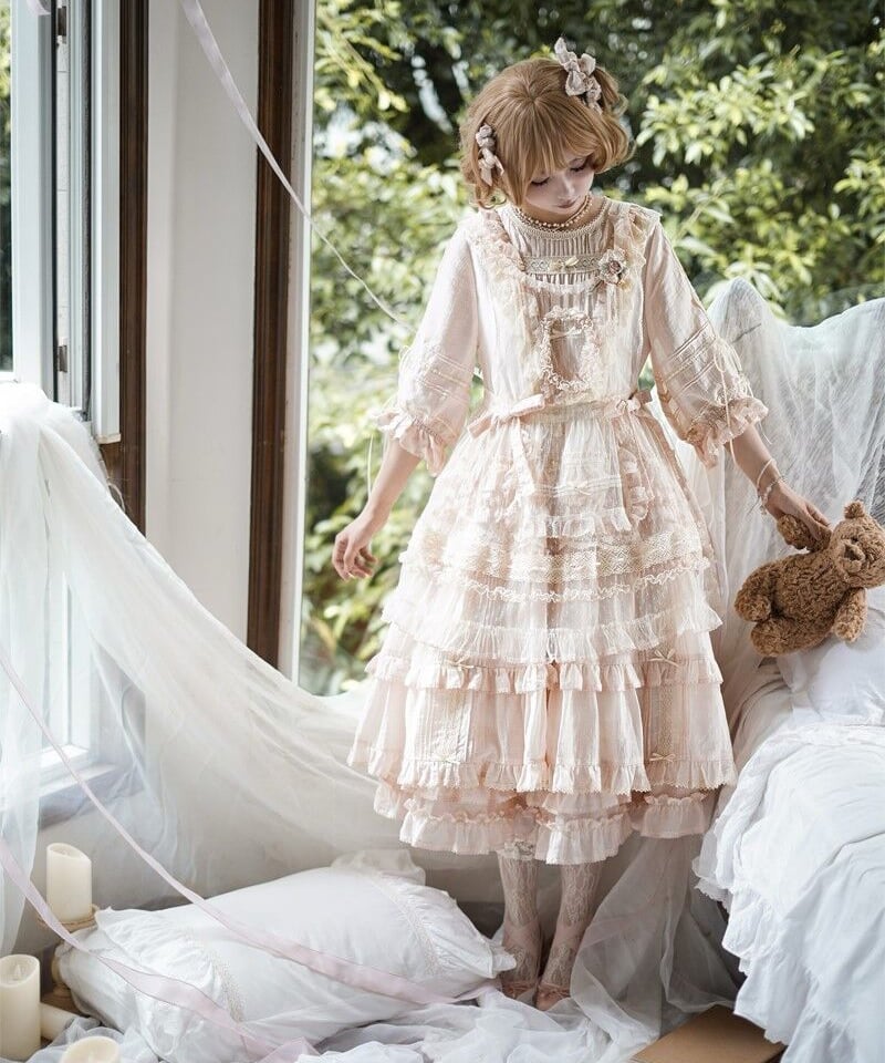 chibi shop 芍薬シリーズ レースタブリエ [LO565] | Roses on t