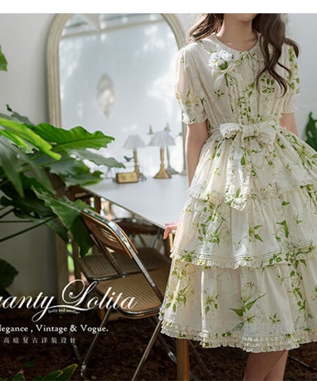 Beleganty Lolita / Pearl and Lily 半袖ワンピース ロング [LO578]