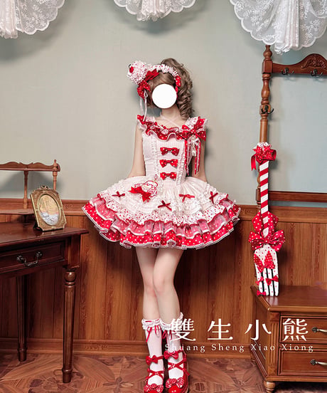 Twin Bears /  ひとくちケーキ姫 ロリィタドレス ワンピース⑫ [LO1478]