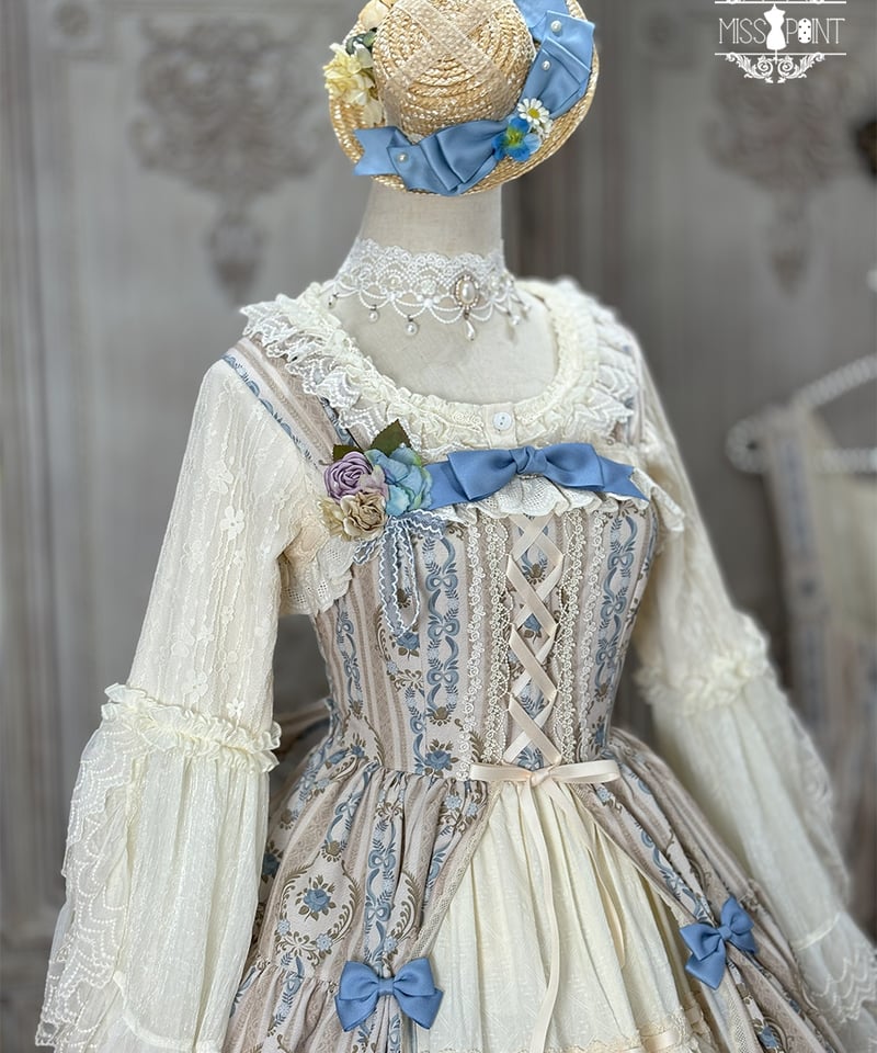 ミルフィーユ姫袖ボレロ Innocent World｜バラレースミルフィーユボレロRose Lace