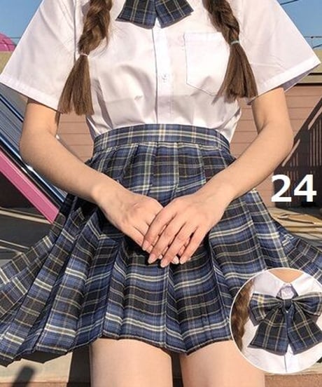 JK制服 スカート リボン セット  [SK83]