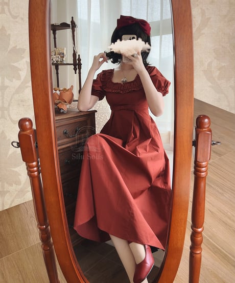 Forest Wardrobe 朝の森林 コットンワンピース [LO1601]