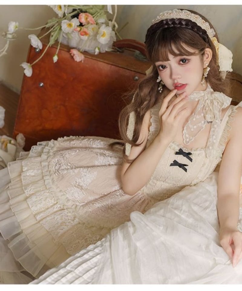 with PUJI / オルゴール ロリィタドレス JSK [LO1184] | Roses