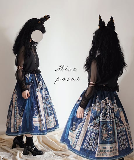 Dusk BASTET （ 黄昏贝斯特）エジプト風シンプル スカート [LO350]