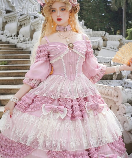 松子手作洋服 Cloudy Night クラシック ロリィタ ドレス  full set [LO632]
