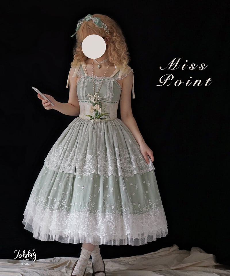 Miss Point 花盛りの私 スズラン柄コルセット [LO438] | Roses on 