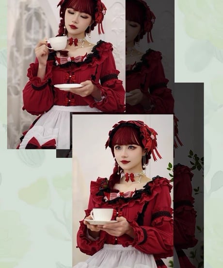 Lucy and  Lory / Pastoral roaming クラシック コットンロング ロリィタドレス ワンピース [LO860]